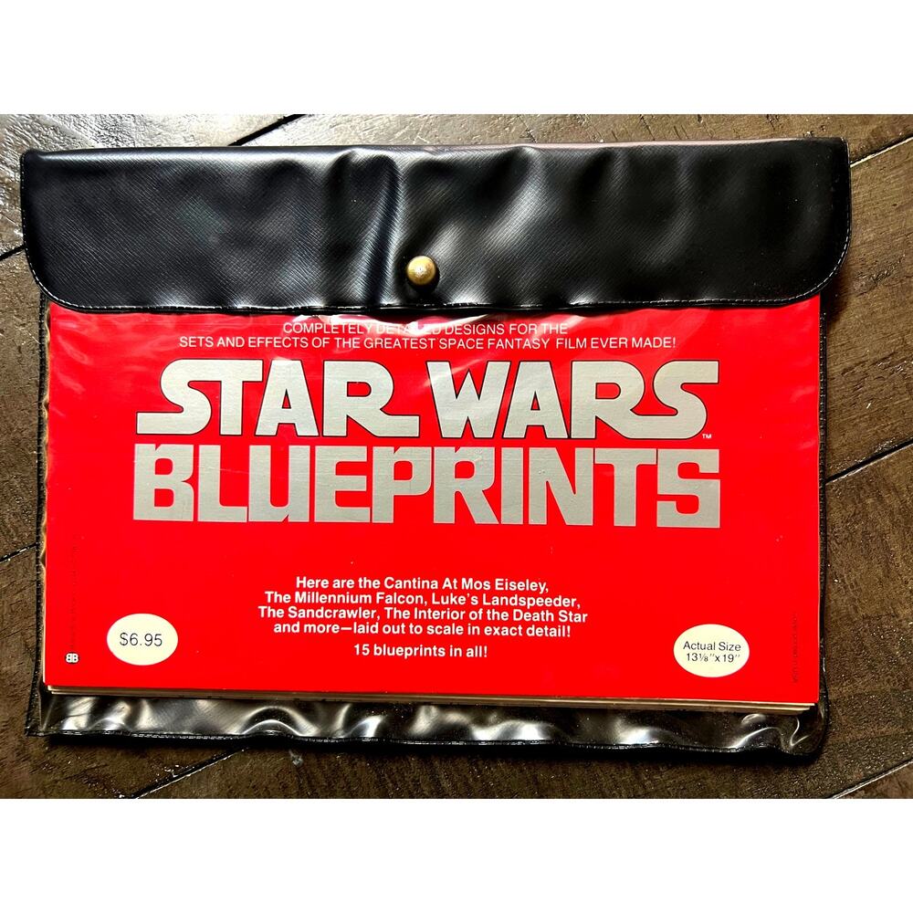 VINTAGE 1977 Ballantine "STAR WARS BLUEPRINTS" - M - Unopened - 50 Years Old!